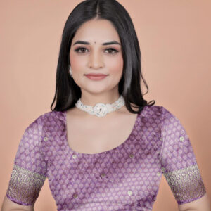 Mameraa Women Ethnic Motifs Woven Design Zari Saree - Image 6