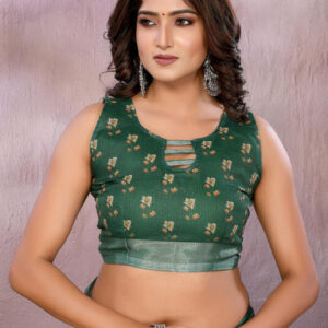 Mameraa Women Floral Printed Saree - Image 7