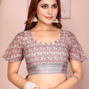 Mameraa Women Floral Printed Saree - Image 7