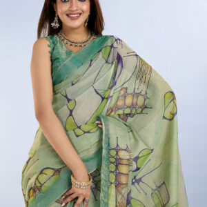 Mameraa Women Floral Saree - Image 2