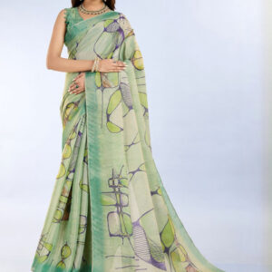 Mameraa Women Floral Saree - Image 4