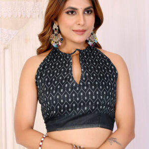Mameraa Women Geometric Printed Zari Saree - Image 7
