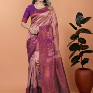 Mameraa Women Printed Ethnic motifs Saree - Image 1