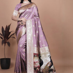 Mameraa Woven Design Saree - Image 1