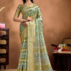Mameraa Woven Design Saree - Image 1
