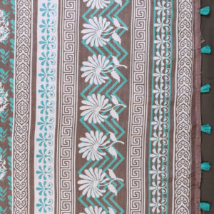 MameraaEthnic Motifs Printed Zari Saree - Image 6