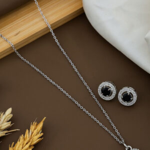 Mameraa Cubic Zirconia Stone-Studded Jewellery Set - Image 2