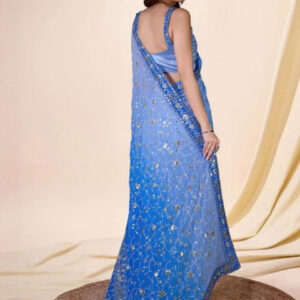 Mameraa Embellished Sarees With Blouse Piece - Image 4