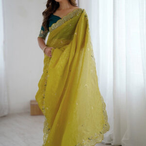 Mameraa Embellished Sequinned Saree - Image 4