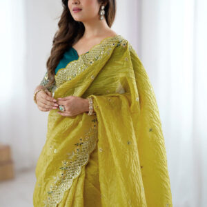 Mameraa Embellished Sequinned Saree - Image 5