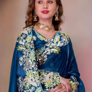 Mameraa Embroidered Border Saree - Image 2