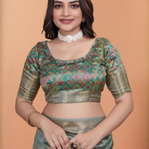 Mameraa Ethnic Motifs Printed Saree - Image 6