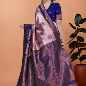 Mameraa Ethnic Motifs Woven Design Saree With Blouse Piece - Image 4