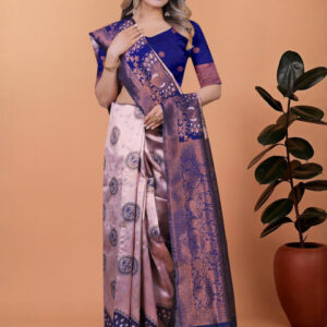 Mameraa Ethnic Motifs Woven Design Saree With Blouse Piece - Image 5
