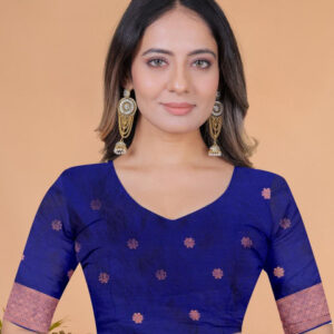 Mameraa Ethnic Motifs Woven Design Saree With Blouse Piece - Image 6