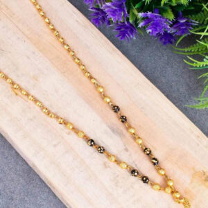 Mameraa Gold-Plated Artificial Beaded Mangalsutra - Image 3
