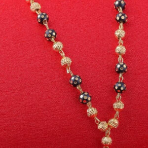 Mameraa Gold-Plated Artificial Beaded Mangalsutra - Image 4