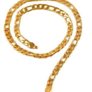 Mameraa Men Gold-Plated Figaro Link Chain - Image 3