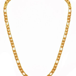 Mameraa Men Gold-Plated Figaro Link Chain - Image 2