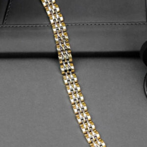 Mameraa Men Gold-Plated Link Bracelet - Image 2