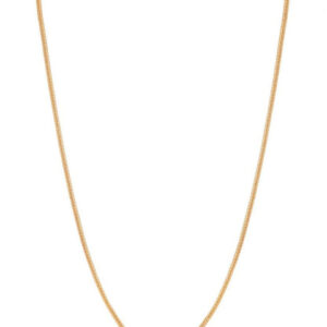 Mameraa Men Gold-Plated Smooth Snake Link Chain - Image 3