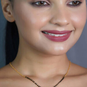 Mameraa Rose Gold-Plated Brass Mangalsutra - Image 3