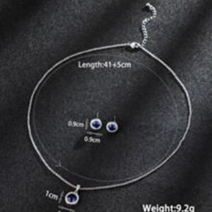 Mameraa Silver-Plated Stone-Studded Jewellery Set - Image 4