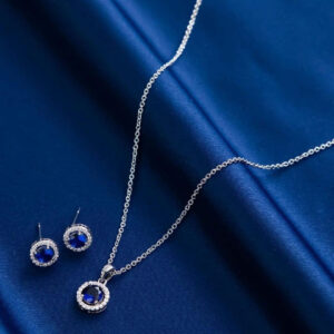Mameraa Silver-Plated Stone-Studded Jewellery Set - Image 2
