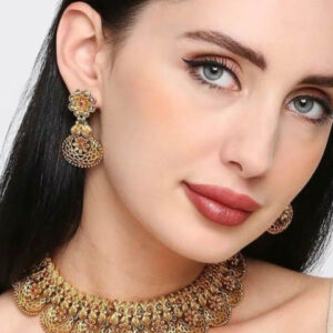 Mameraa Stone-Studded Jewellery Set - Image 4
