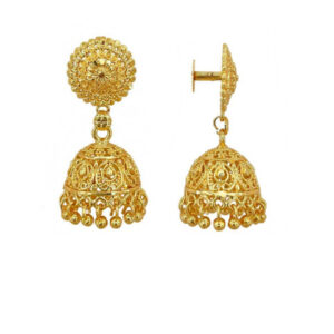 Mameraa Women Gold-Plated Stone-Studded Mangalsutra With Earrings - Image 4