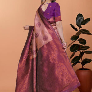 Mameraa Women Printed Ethnic motifs Saree - Image 3