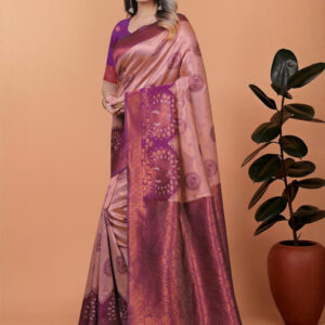 Mameraa Women Printed Ethnic motifs Saree - Image 2