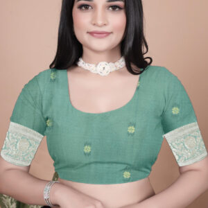 Mameraa Women Woven Design Zari Saree - Image 6